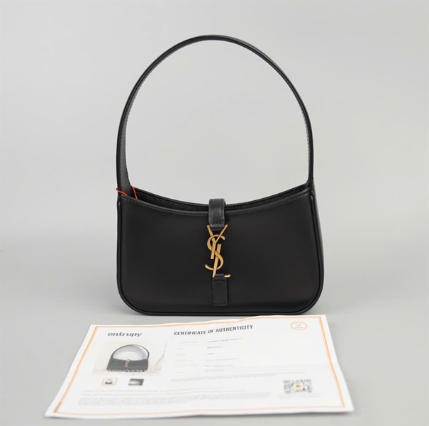 Túi YSL kẹp nách đen sz18 (BQ) KG+