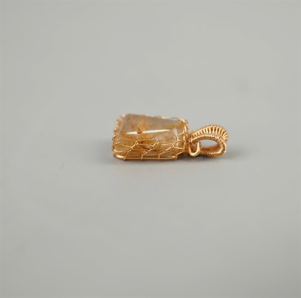 Mặt dây tóc vàng +