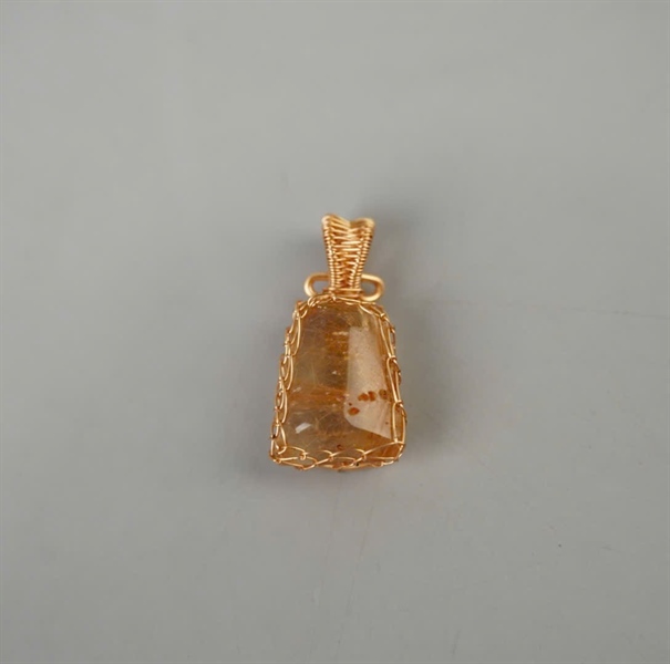 Mặt dây tóc vàng +