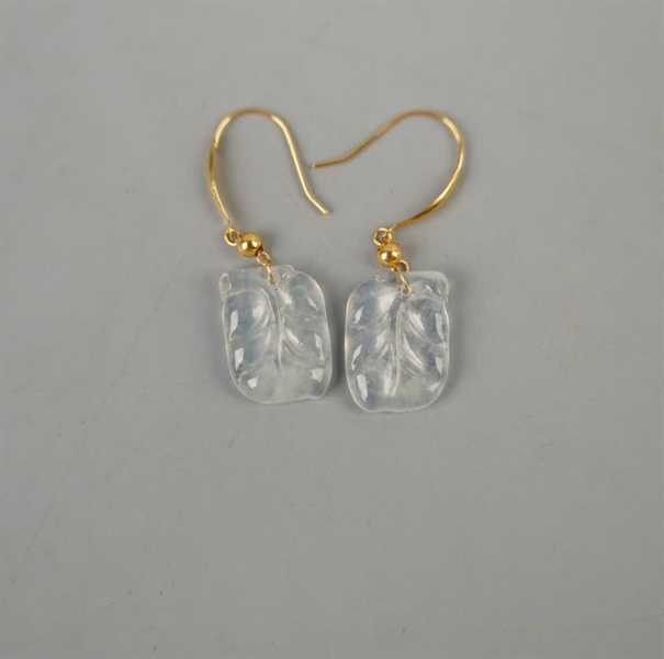 Bông Tai Cao băng móc vàng Myanmar KG+