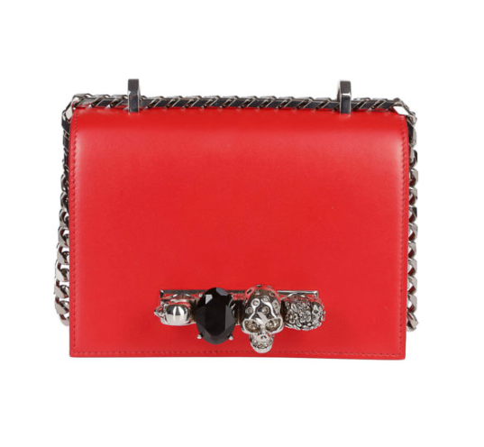 Túi Alexangder MCQueen đỏ size 18 (PN) +