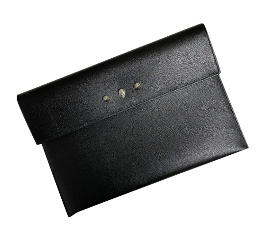 Túi Alexander McQueen Clutch Đen KG+