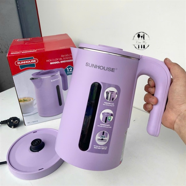 Ấm siêu tốc Sunhouse 1L8 SHD1368