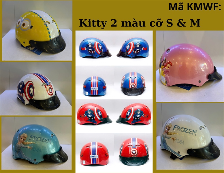 Mũ 1/2 Protec trẻ em kết