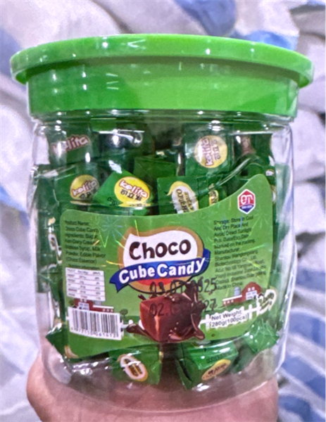 Hủ Kẹo milo Cube Choco 280g