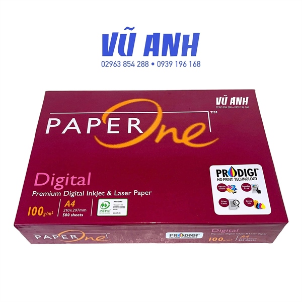 Giấy in PaperOne A4 100GSM