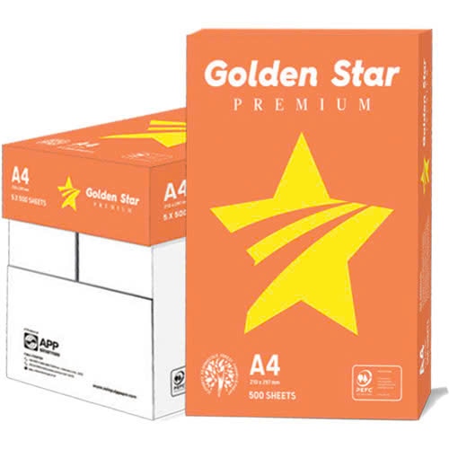 Giấy in GOLDEN STAR A4 70GSM (T/5R)