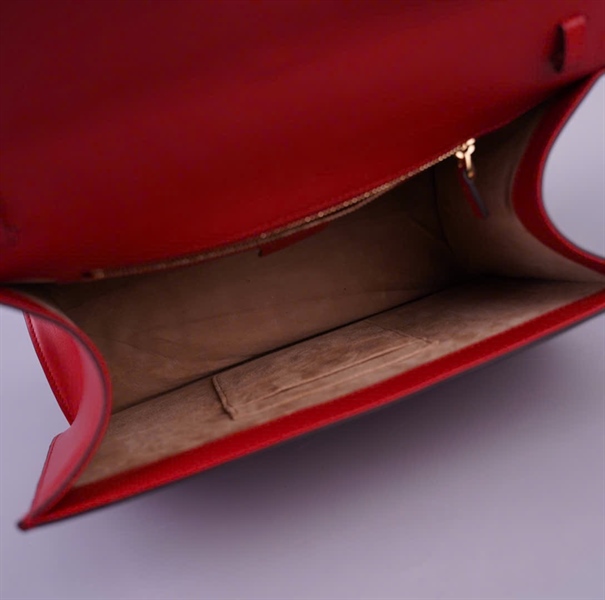 Túi GG Sylvie handle đỏ (431665-493075) sz32 (BMC)+