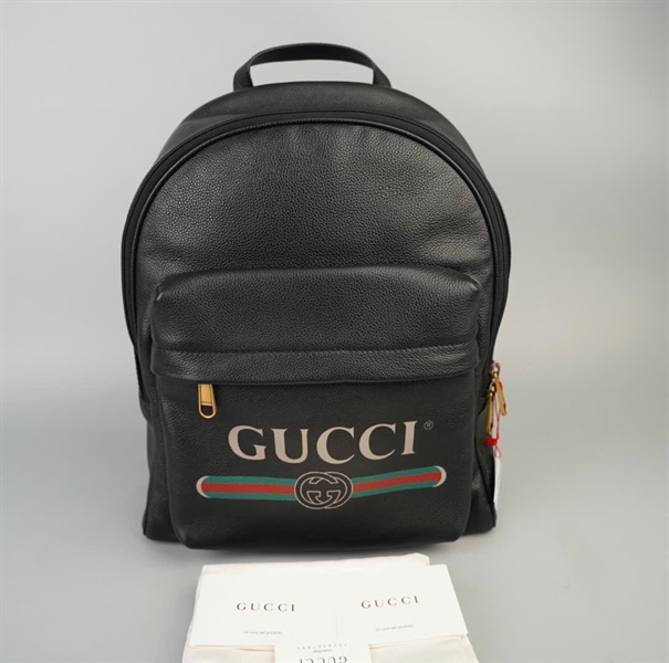 Balo GG đen in chữ (BMC) +