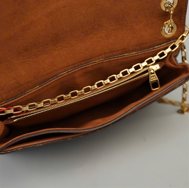 Túi LV Pallas Chain hoa nâu sz27 (BMC)+