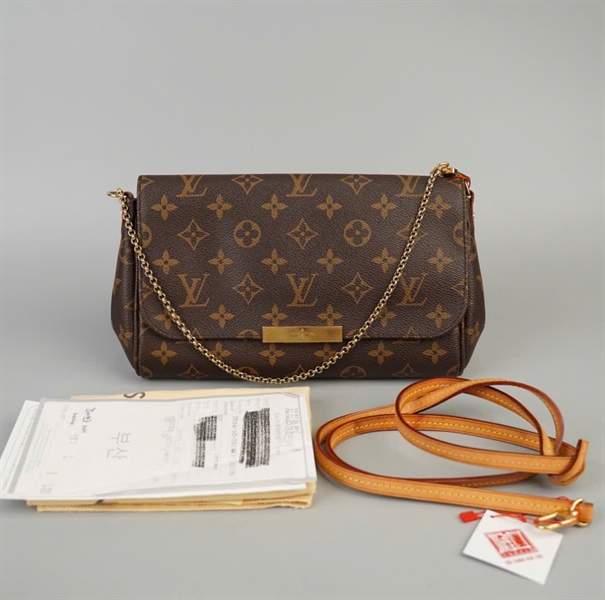 Túi LV Favorite hoa nâu FL2174 2strap sz24 (BMC)+