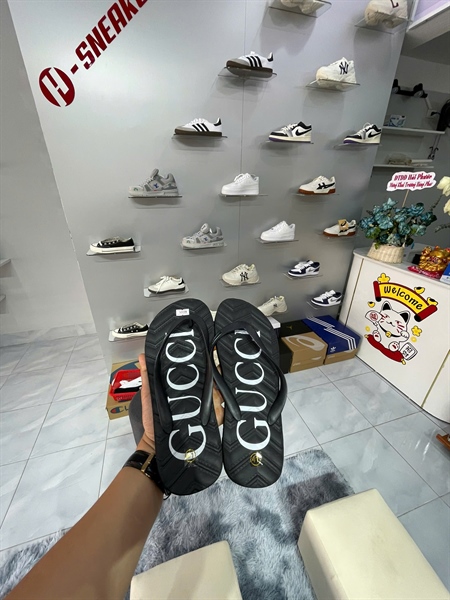DÉP LÀO GUCCI CHỮ LỚN