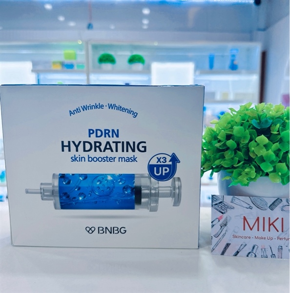 Hộp Mặt nạ BNBG skin Booster, cấp ẩm đa tầng, căng bóng da - Xanh Dương