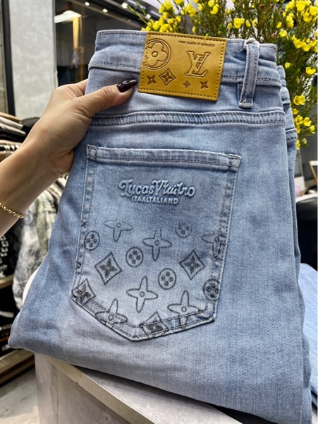 JEANS DÀI SP004279 XANH