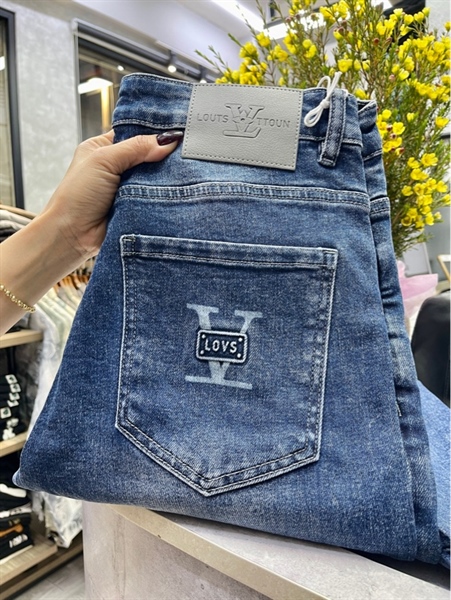 JEANS DÀI SP004338 XANH