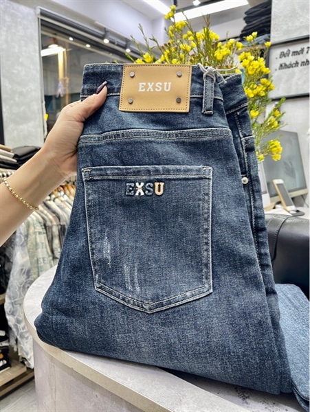 JEANS DÀI SP004340 XANH