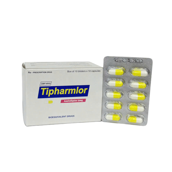 Tipharmlor amlodipin 5mg tipharco (h/100v)