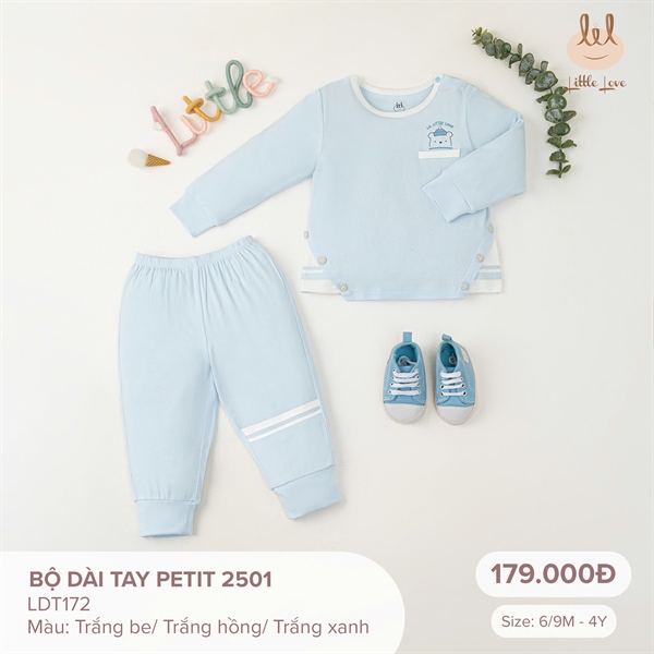 LDT172 - 9M/4Y Bộ dài tay petit