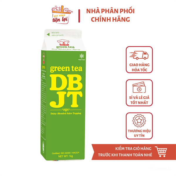 Kem Trang Trí Bánh Sữa Trà Xanh Nhất Hương (1kg)