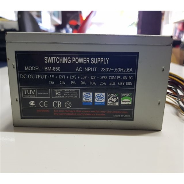 Nguồn PC BM-650 hàng cũ