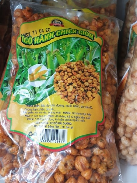 Ngô nếp sấy giòn ngon tuyệt