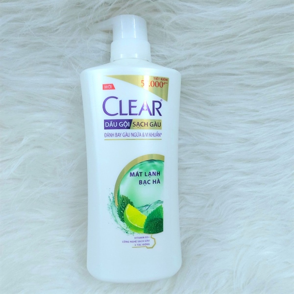 Dầu Gội Clear Bạc Hà 630ml