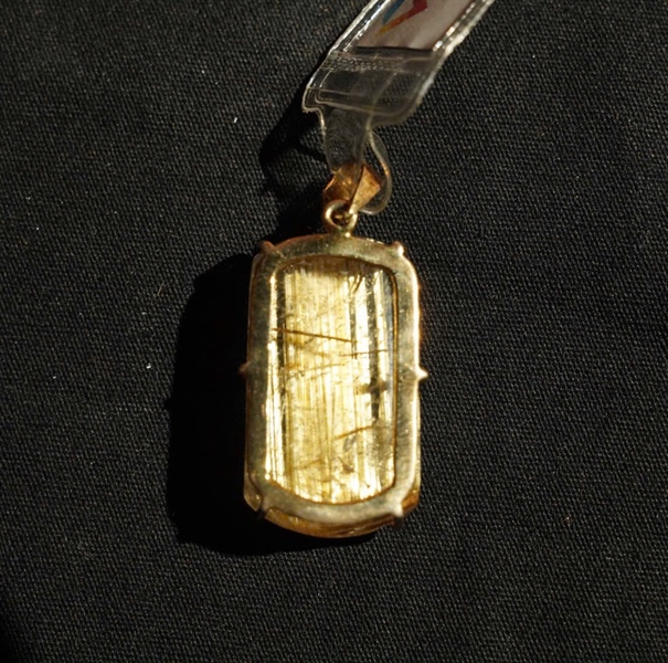 Mặt dây thạch anh tóc vàng 559665 KG+