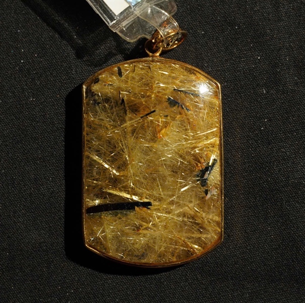 Mặt dây thạch anh tóc vàng 466844 KG+