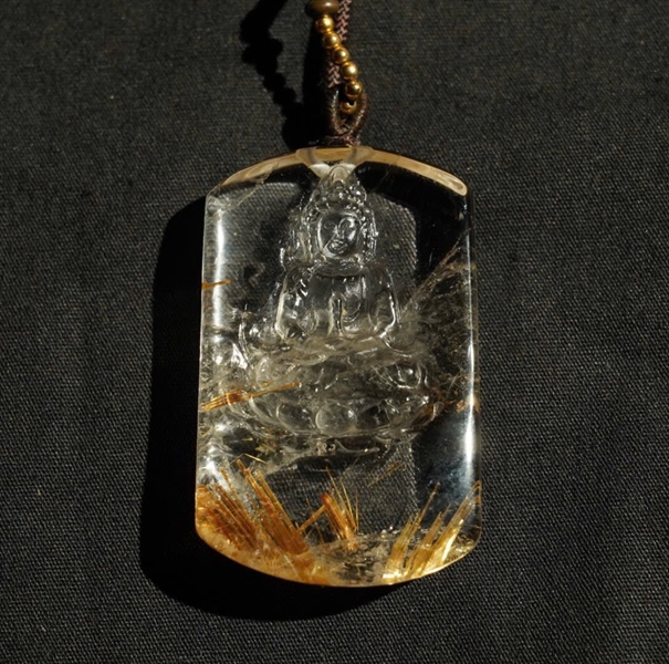 Mặt phật tóc vàng KG+