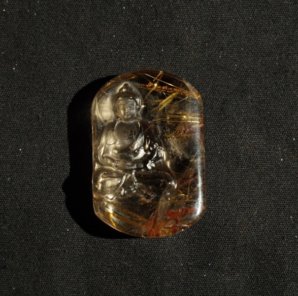 Mặt phật tóc vàng KG+