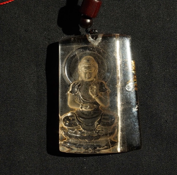 Mặt dây thạch anh tóc vàng KG+