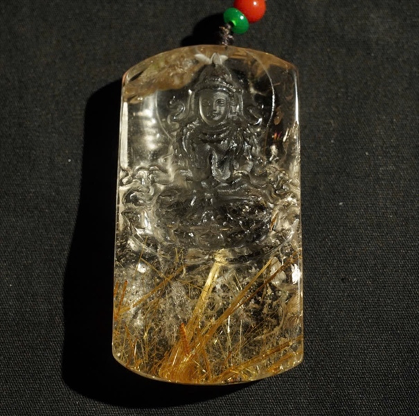 Mặt phật tóc vàng KG+