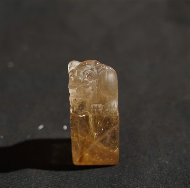 Ấn Cụ Tỳ Hưu tóc vàng KG+