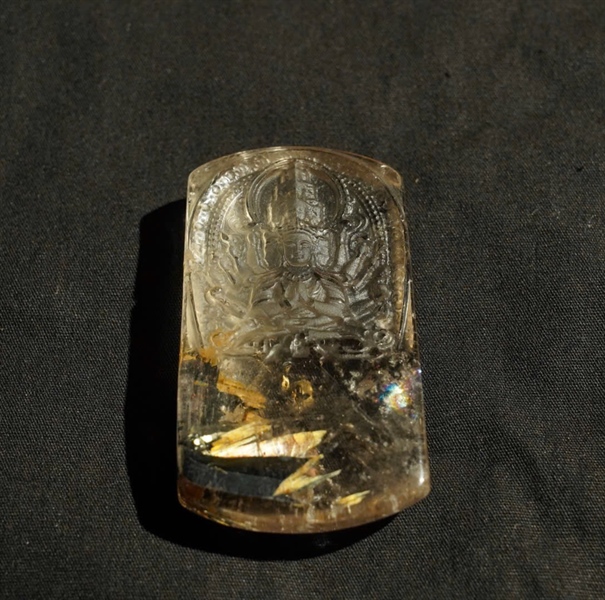 Mặt phật tóc vàng KG+