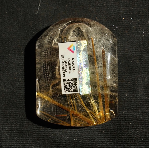 Mặt dây thạch anh tóc vàng 487789 KG+