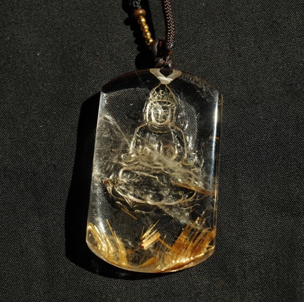 Mặt phật tóc vàng KG+