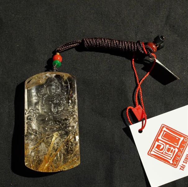 Mặt phật tóc vàng KG+