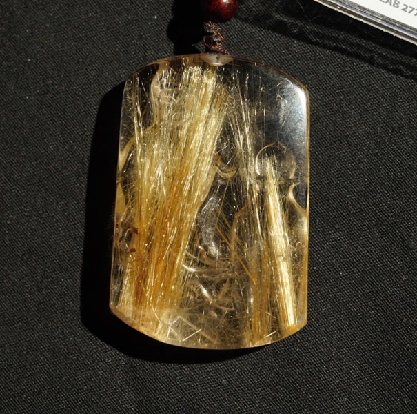 Mặt dây thạch anh tóc vàng 277936 KG+