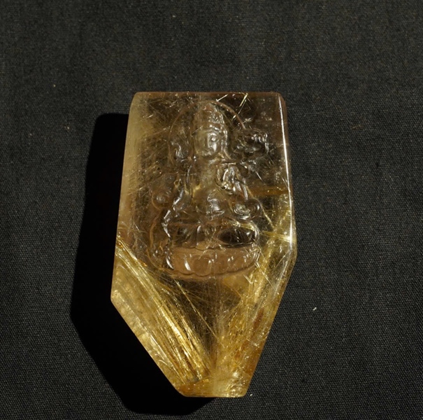 Mặt phật tóc vàng KG+