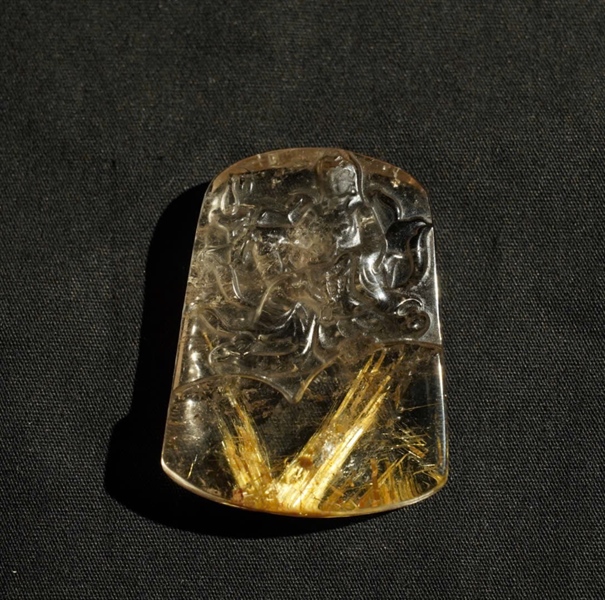 Mặt phật tóc vàng KG+