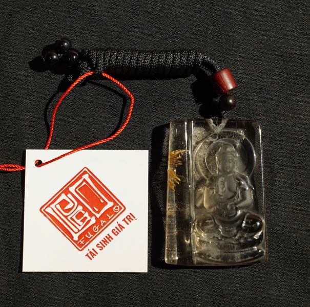 Mặt dây thạch anh tóc vàng KG+