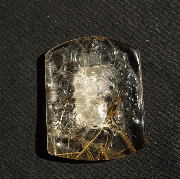 Mặt dây thạch anh tóc vàng 693384 KG+