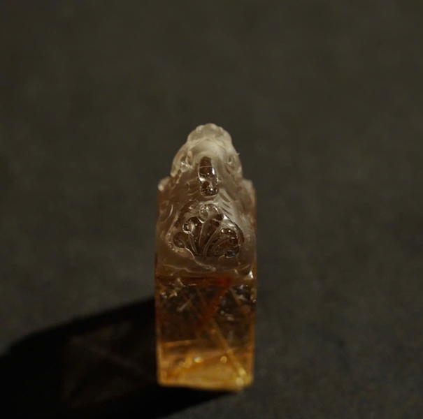 Ấn Cụ Tỳ Hưu tóc vàng KG+