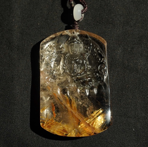 Mặt phật tóc vàng KG+