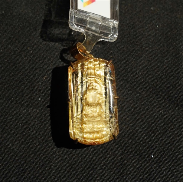 Mặt dây thạch anh tóc vàng 559665 KG+