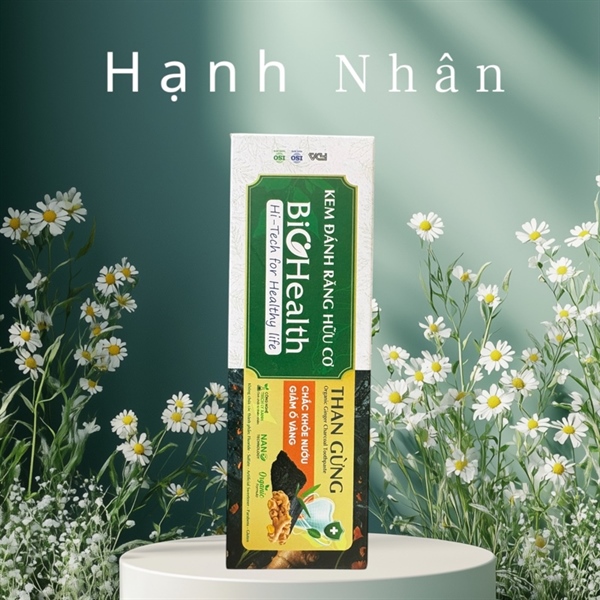 Kem Đánh Răng Hữu Cơ Than Gừng BioHealth