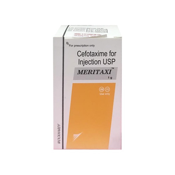 Meritaxi cefotaxime 1g injection merind (h/1lọ/1gr)