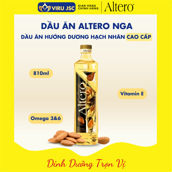 Dầu hướng dương hạnh nhân ALTERO 810ml