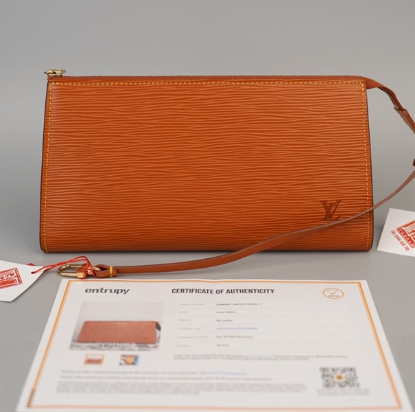 Túi LV Clutch vân cam sz24 +