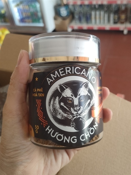 Cà phê hòa tan đen Hương chồn americano 50GR